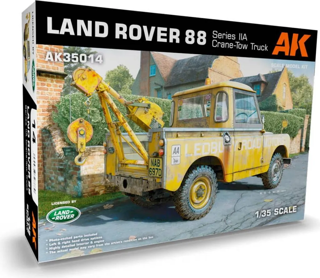 Land Rover 88 Série IIA Camion-grue pour Diorama Modélisme 1/35