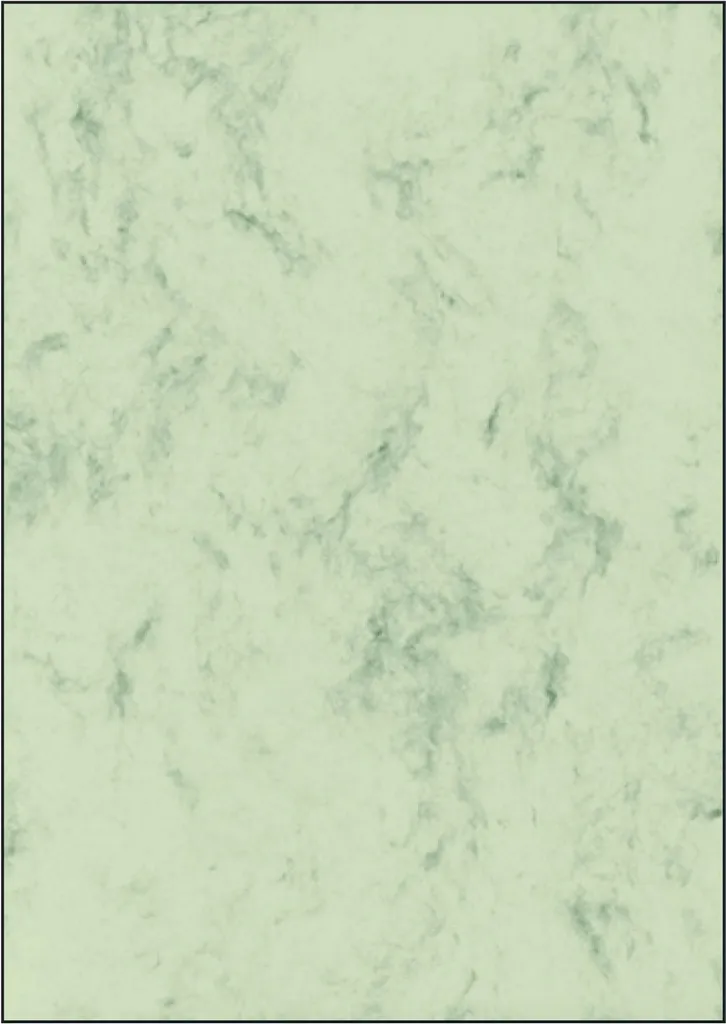 SIGEL DP263 Carta marmorizzata, verde pastello, A4, 90 g/m², 100 fogli