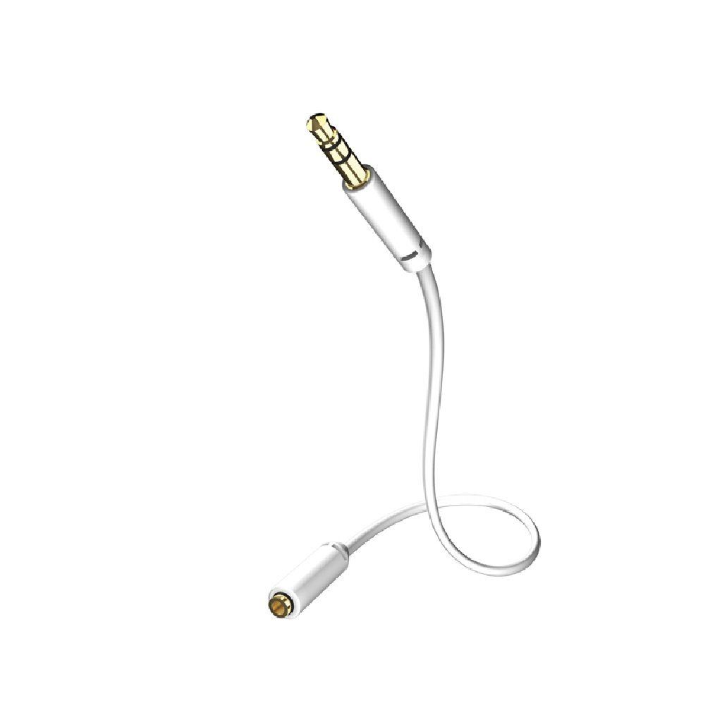 Inakustik Extension Cable for Headphones White 3,5mm 5 m