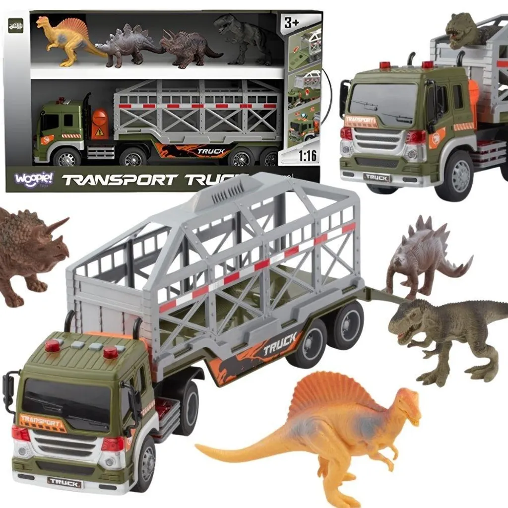Camion dinosaure Woopie : fini le désordre avec ce rangement interactif