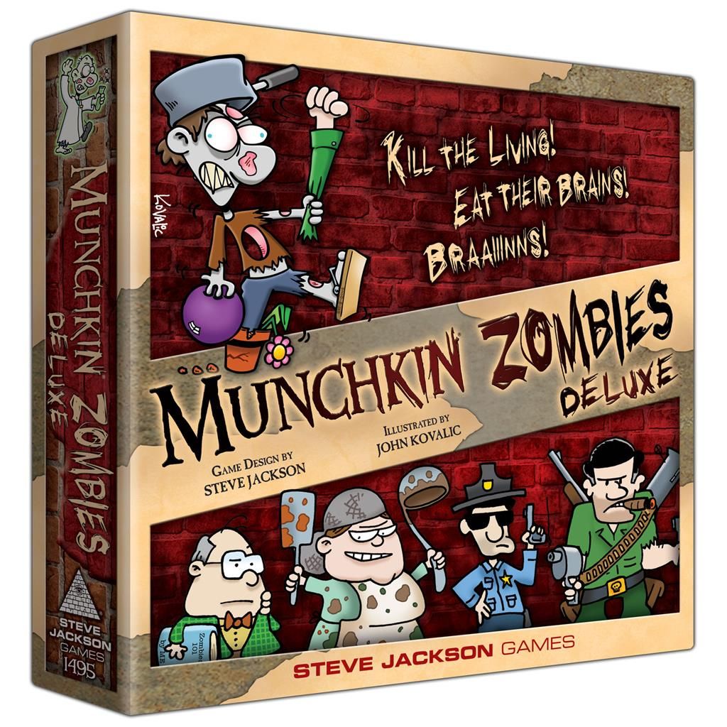 Munchkin Zombies Deluxe - Gioco di carte - inglese Immagine del prodotto 