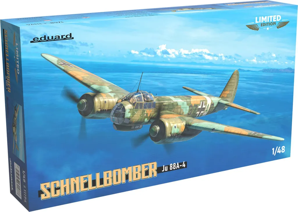 Ju 88 A-4 Bombardier Rapide Édition Limitée 1:48 avec Détails CNC