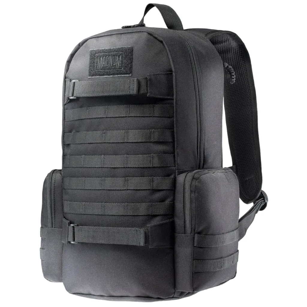Sac à dos Homme Noir Magnum Wildcat BLK - Robuste et Tactique