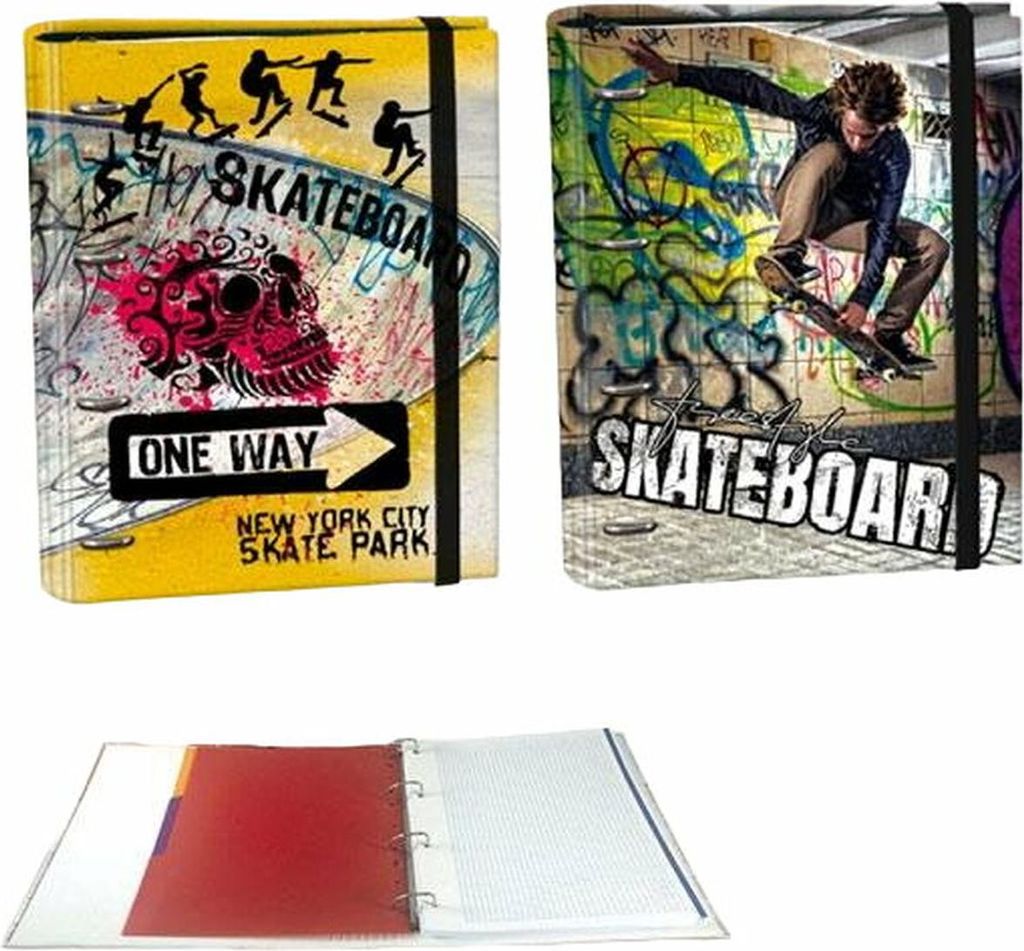 Ringbuch SENFORT Skateboard Multicolour A4