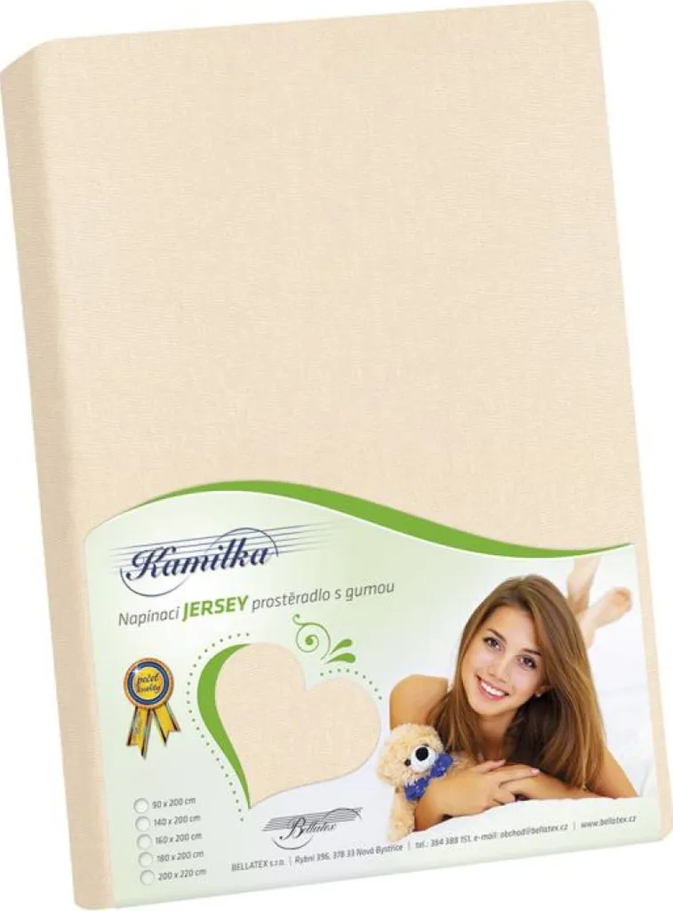 Lenzuolo sotto 140x200 Jersey Crema | Elastico e Traspirante 100% Cotone
