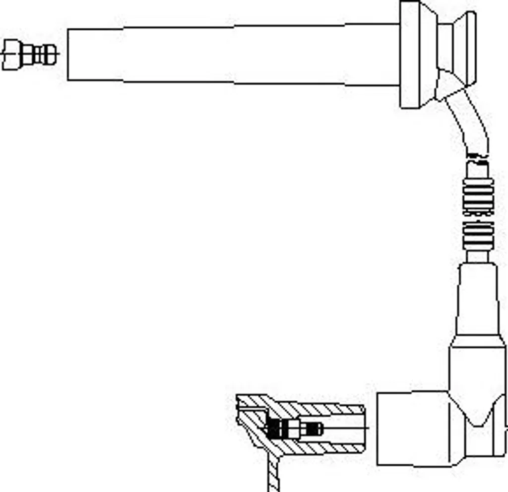 BREMI 8A15E37 Cavo Accensione Ford Mondeo Cougar OE 4138502 - Acquista
