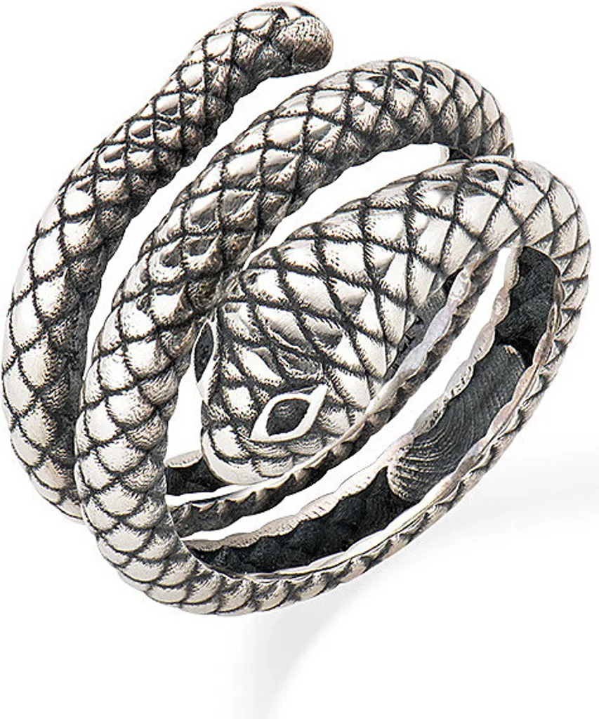 Anello Amen Hipster Silver 24 in Argento Brunito - Gioiello Donna