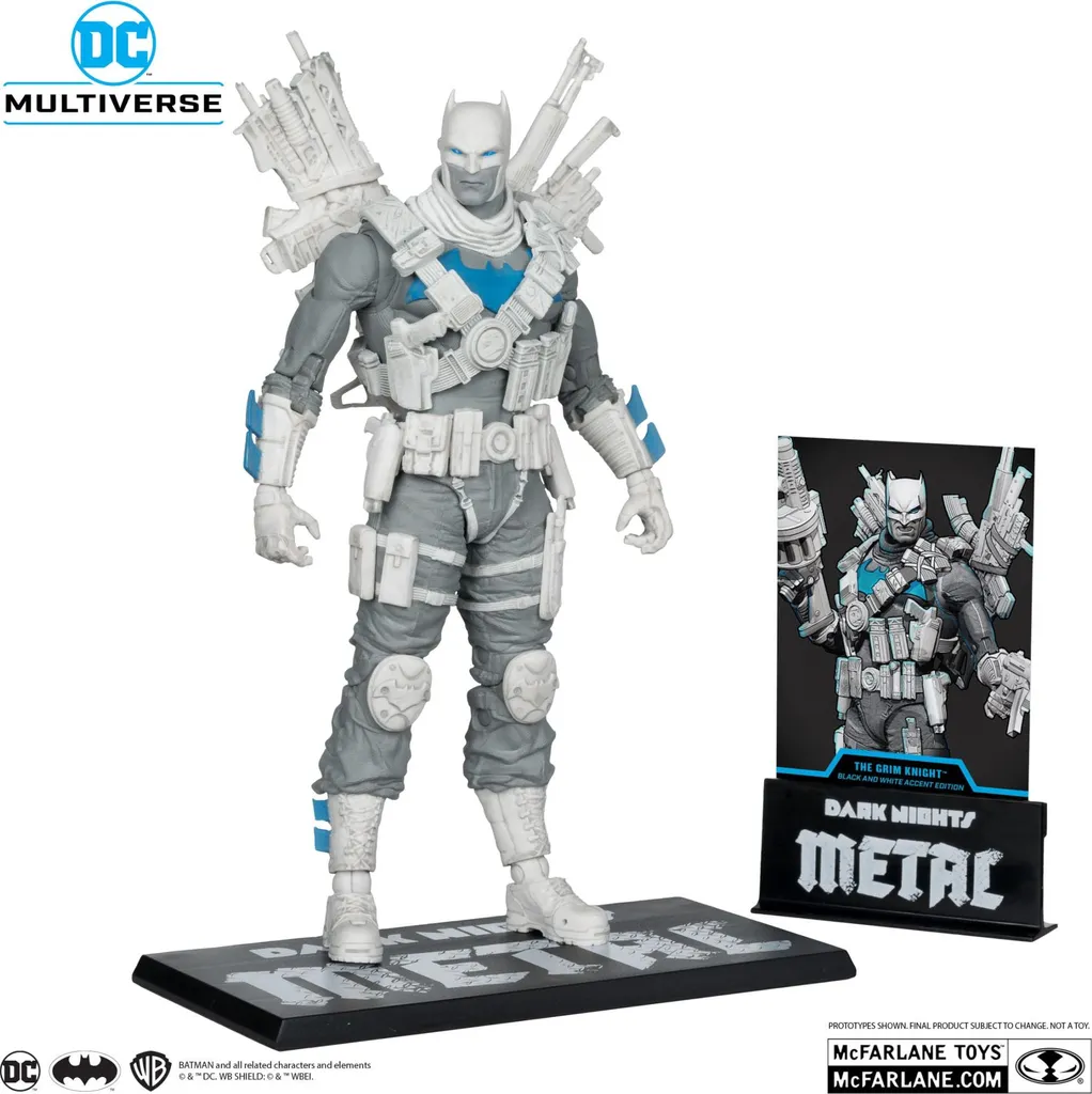 Statuette articulée DC Multiverse The Grim Knight version Collector 18cm