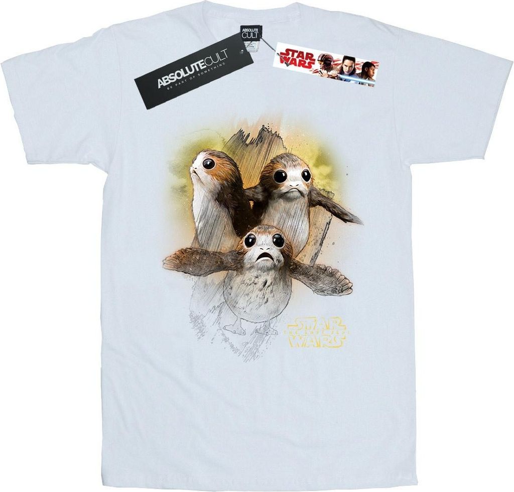 Star Wars: The Last Jedi - T-Shirt für Damen BI1180 (S) (Weiß)