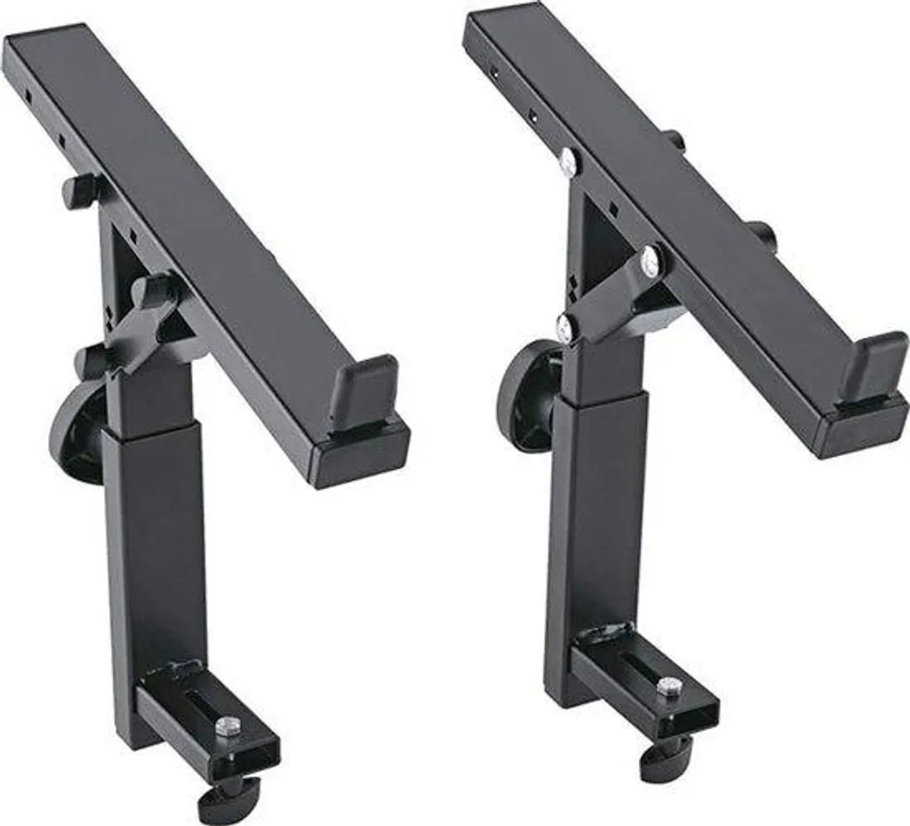 Pied de piano numérique universel noir 39cm - Support Clavier Robuste