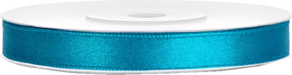 Satinband türkis B:6mm, L:25m