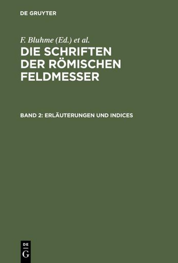 Erläuterungen und Indices