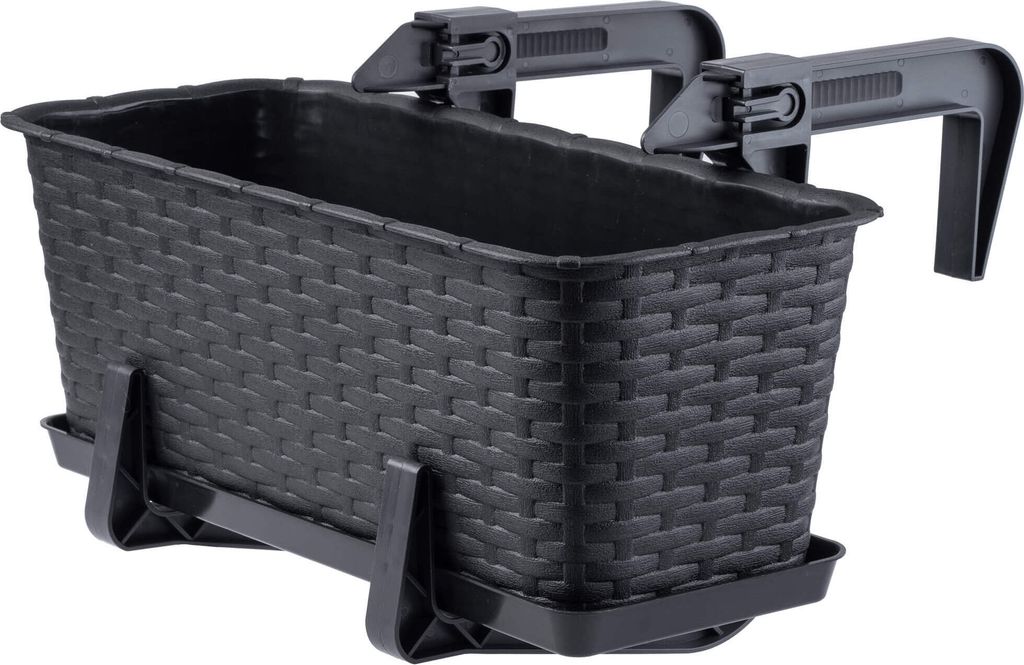 KADAX Balkontopf mit Untersatz "Frette", Balkonkasten mit Produktbild 