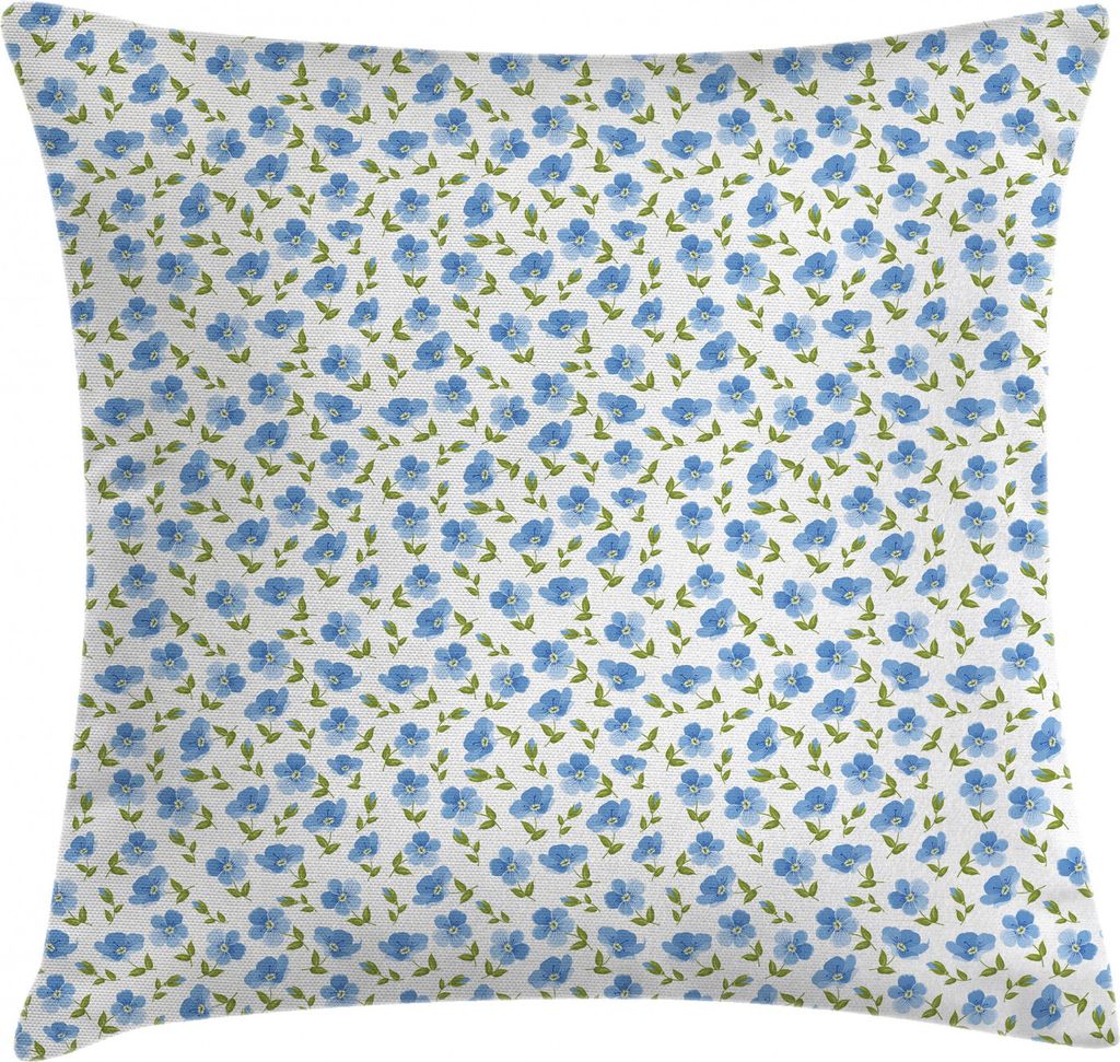 ABAKUHAUS Kissenbezug, Alte Vintage Blumen, Waschbar mit Reißverschluss Kissenhülle mit Farbfesten Klaren Farben Beidseitiger Druck, 40 x 40 cm, ...