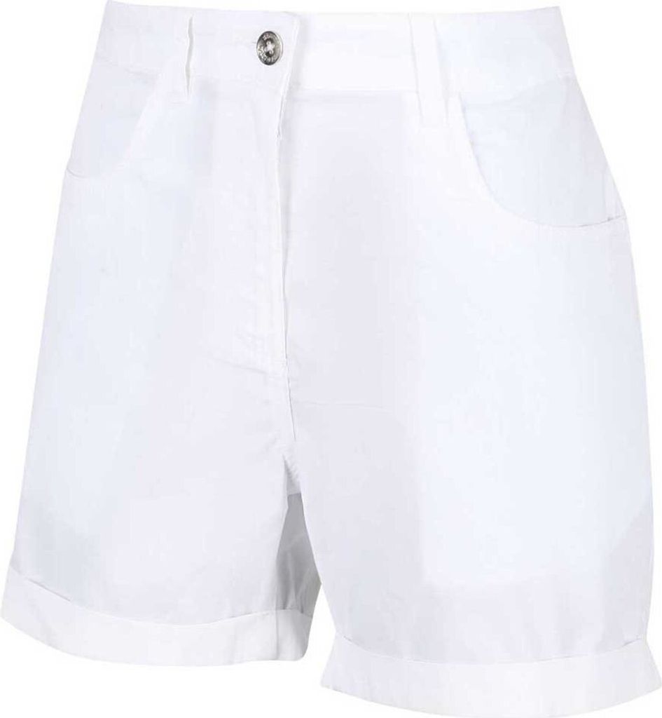 Outdoor Short Pemme Damen Baumwoll weiße Größe 38