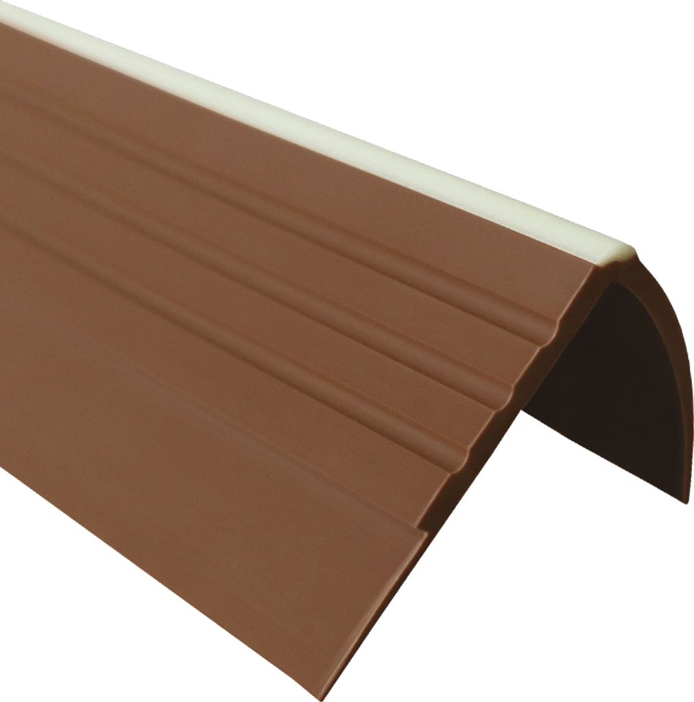 QUEST Treppenkantenprofil Fotolumineszierend 40x40mm, 1.5m, Treppenprofil PVC für Treppenstufen, Treppenkantenschutz mit Rillen, Antirutsch, RDFL,...