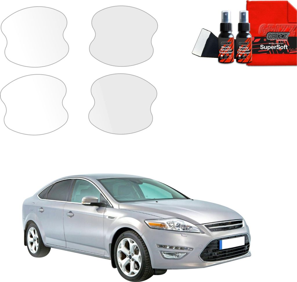 4in1 Schutzfolie für Türgriffmulden - Ford Mondeo Mk4 Sedan (2007-2014) Grizz Protector