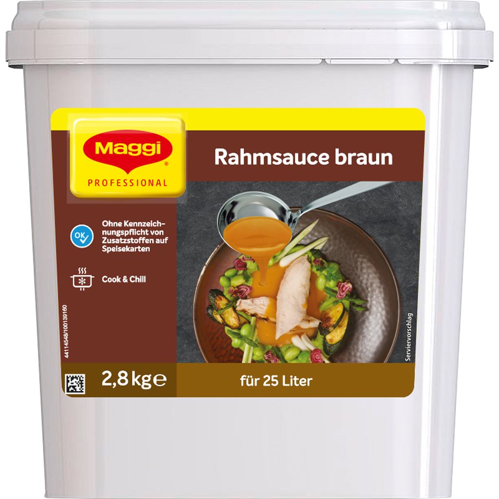 Maggi Rahmsauce braun Wuerzmix cremig herzhaft klassisch 2800 g