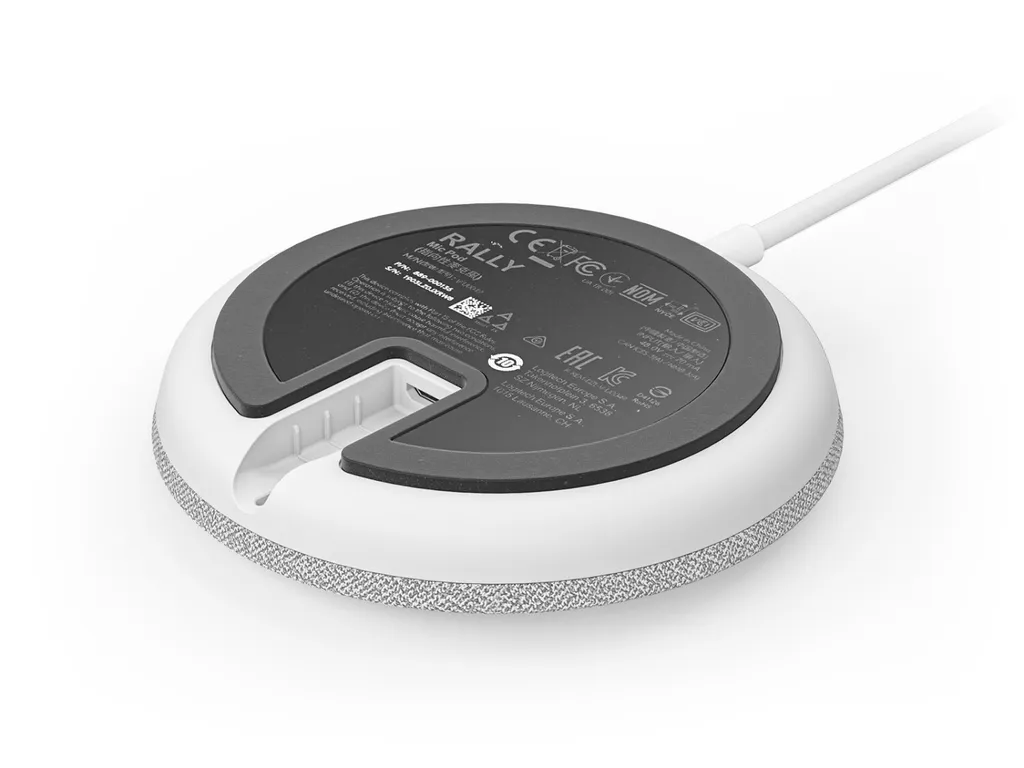 Microphone Logitech 952-000038 Blanc : Micro USB Pour Visioconférence