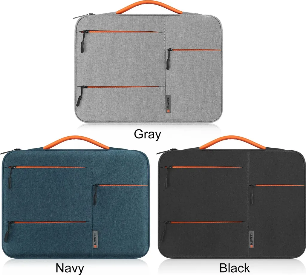 Sacoche Ordinateur Portable avec Rangement Multifonction et Étanchéité