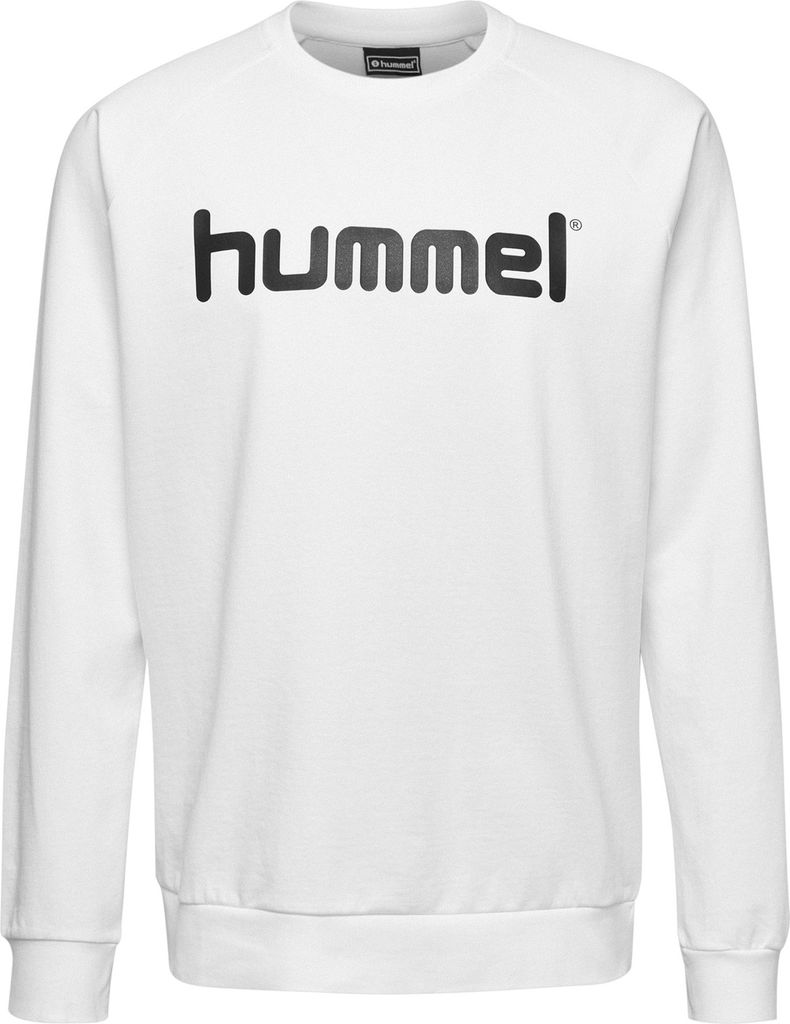 hummel Logoprint Sweatshirt Sport Pullover mit Raglanärmel Größe: 3XL