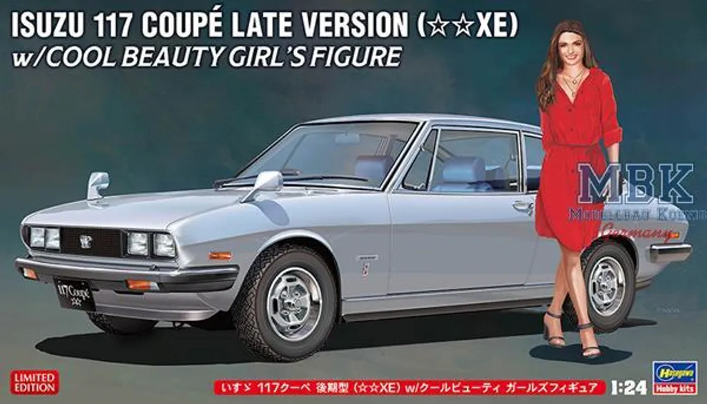 Isuzu 117 Coupé XE Hasegawa : maquette idéale pour diorama de collection