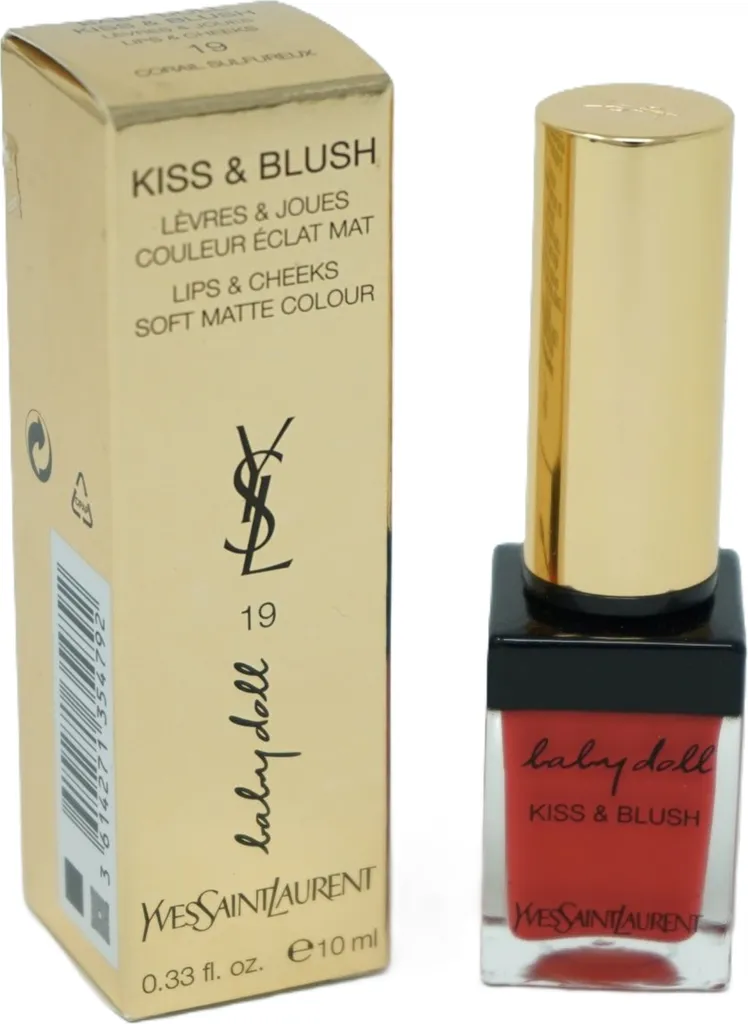 Fini les Lèvres Sèches avec YSL Kiss & Blush 19 Corail - Confort Longue Durée
