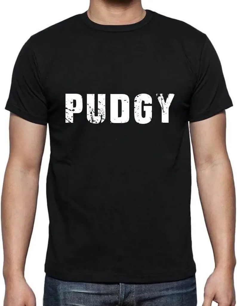 Herren Grafik T-Shirt Pudgy Öko-Verantwortlich Vintage Jahrgang Kurzarm Lustige Druck Geburtstag Geschenk Mann