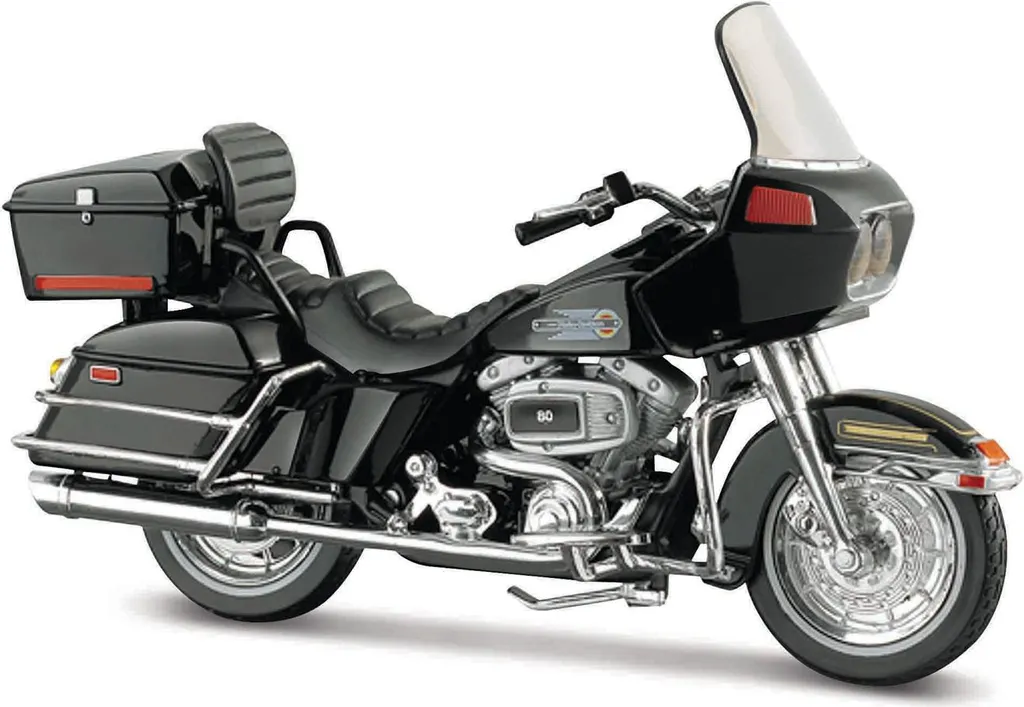 Réplique Maisto Harley 1988 FLT Tour Glide 1:18 avec Détails en Métal