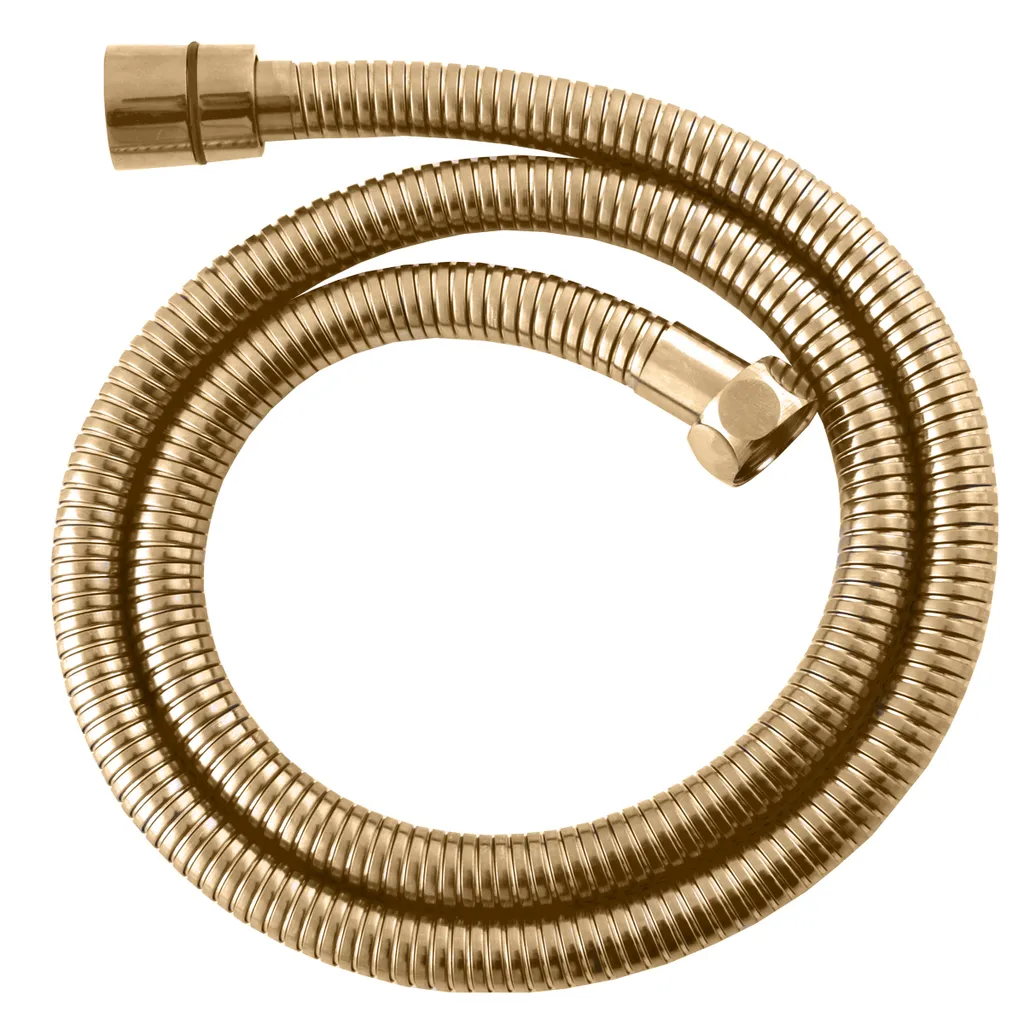Flexible de douche 150 cm pour baignoire et douche - Coloris Or Brillant