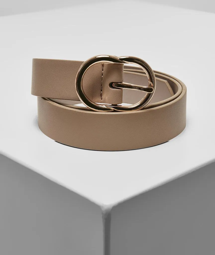 Cintura Uomo Urban Classics In Pelle Sintetica Goffrata | Accessorio Elegante Per Jeans E Chino | Taglie S/M E L/XL