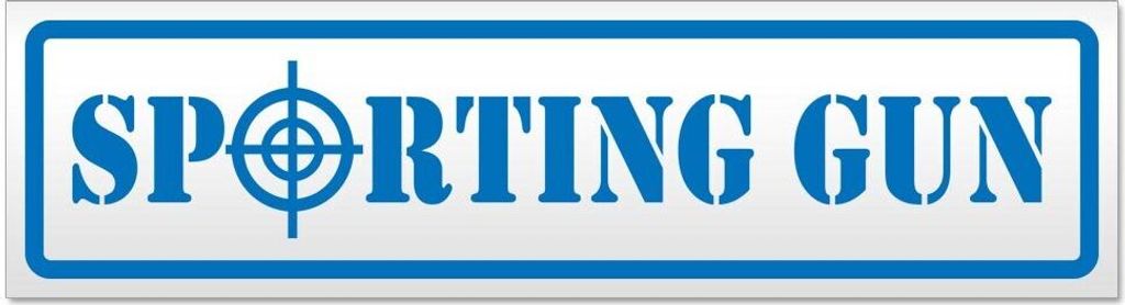 Kiwistar Sporting Gun Magnetschild Schild magnetisch - 60cm Blau - Magnetfolie für Auto PKW Kfz