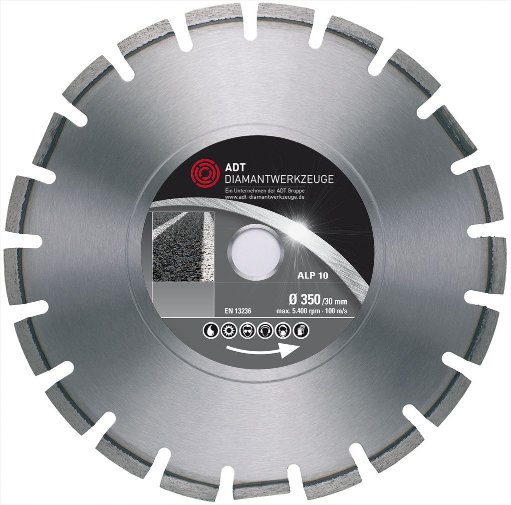 Diamanttrennscheibe ALP 10 Premium / Lasergeschweißt / Ø 500 mm / 20,0 mm Bohrung