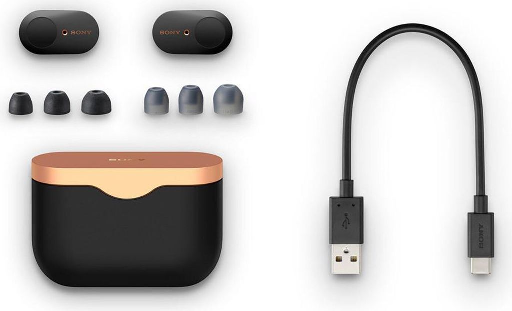 Sony WF-1000XM3B In-Ear schwarz TWS-BT-Kopfhörer Produktbild 