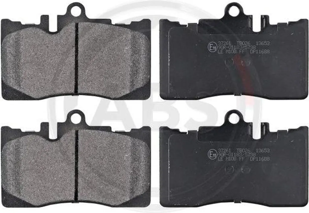 Plaquettes de frein avant A.B.S. 37261 compatibles Lexus LS série F3