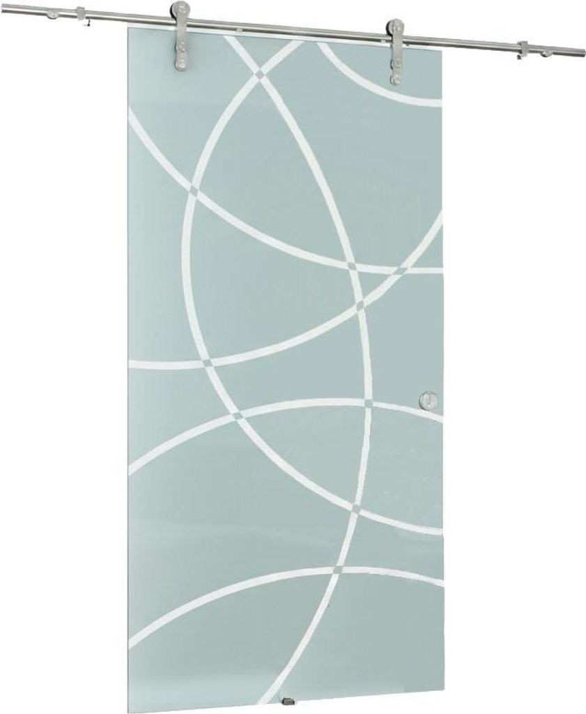 Sklenené posuvné dvere 2050x900x8 mm Zirkula, ESG Obrázok produktu 