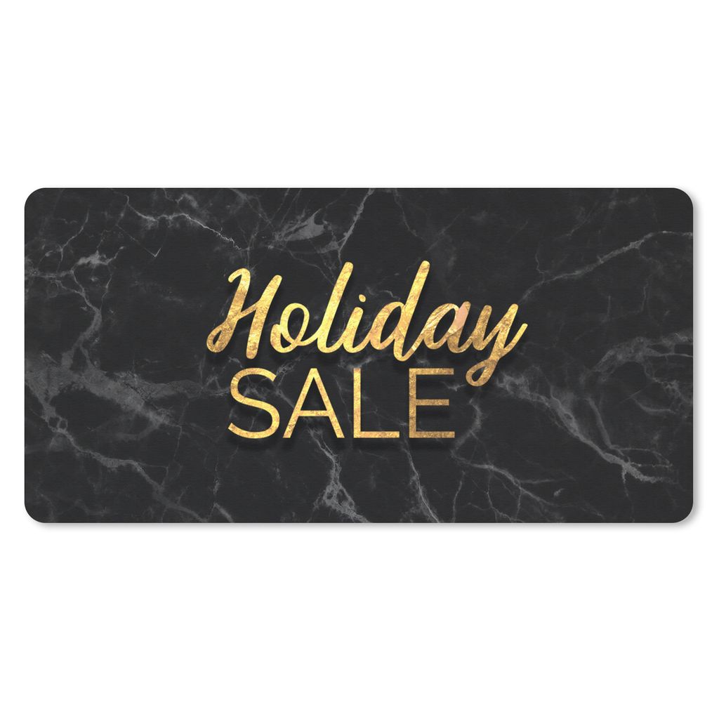 MuchoWow Mauspad Mousepad Verkauf - Urlaub - Gold - Marmor 60x30 cm - Mousepads - Maus Mat - Pad - Mausunterlage - Nachhaltig