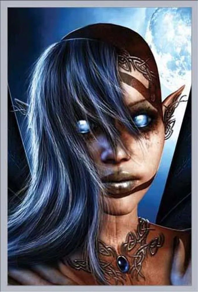 Poster Gothfae Ravenheart, cadre Shinsuke interchangeable alu argenté