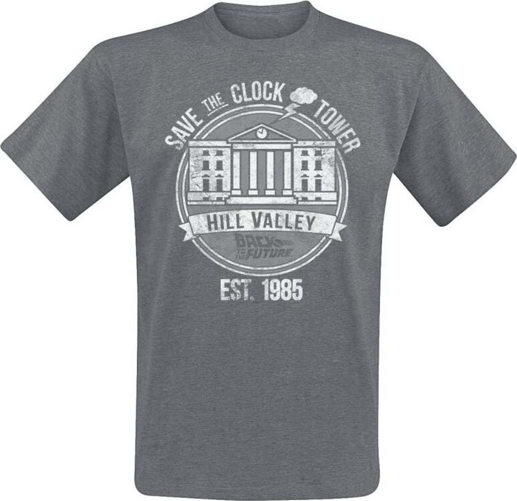 Zurück in die Zukunft T-Shirt Herren Save The Clock Tower Produktbild 