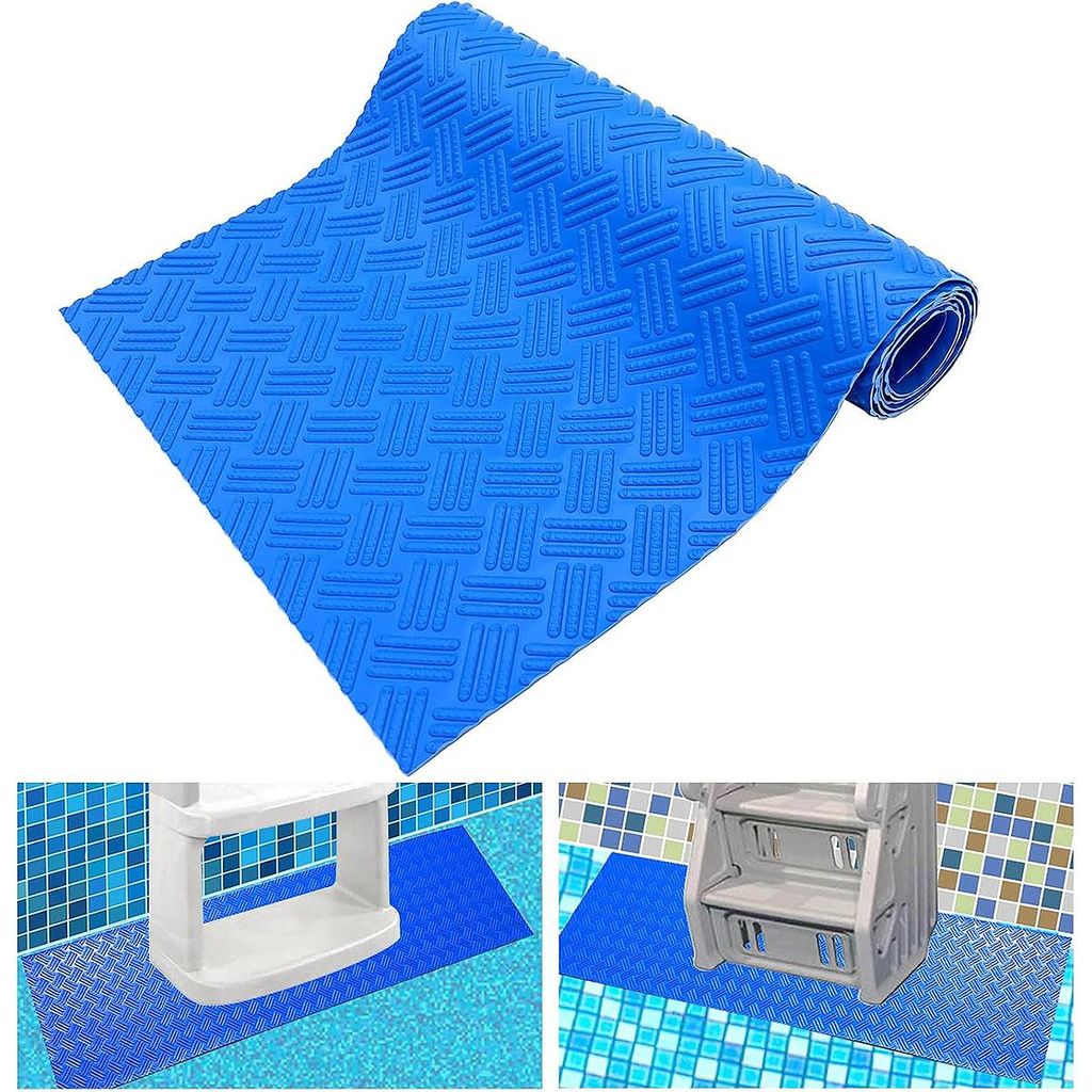 Anti-Rutsch Poolmatte für Leiter & Einstiege, 90×23 cm, PVC Produktbild 