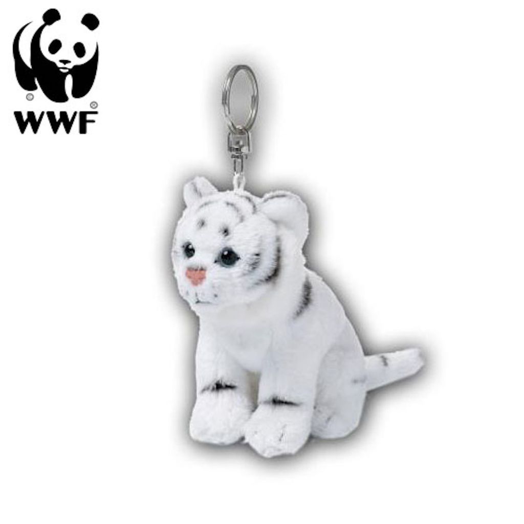 WWF - Plüschanhänger - Weißer Tiger (10cm) Produktbild 
