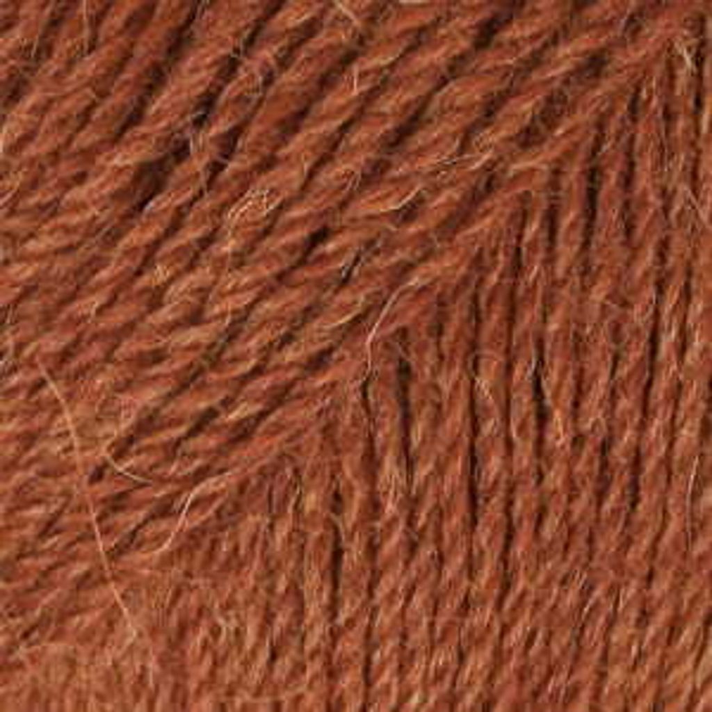 DROPS Alpaca Wolle 9025 Orangenbraun, 100% Alpaka, Produktbild 