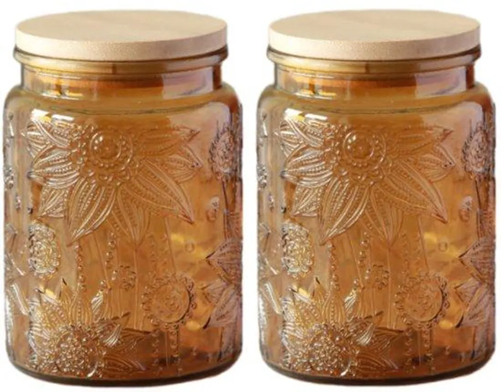 Soliflore vintage en verre à relief pour décoration de table chic