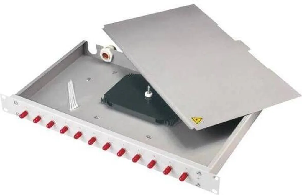 Répartiteur optique pour baie informatique 19 pouces 12 LC-Duplex OM3