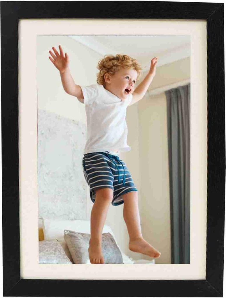 Holz-Fotorahmen Tisch Ölgemälde Aufbewahrungsbox Kinderkunst-Rahmen Kinder Flip DIY-Fotorahmen