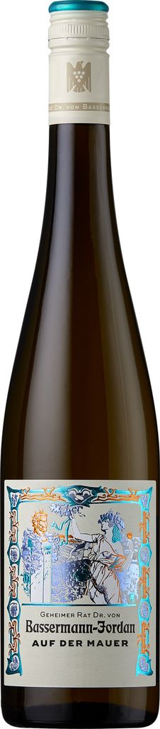 Bassermann Riesling Auf der Mauer QbA  Pfalz Weißwein Produktbild 