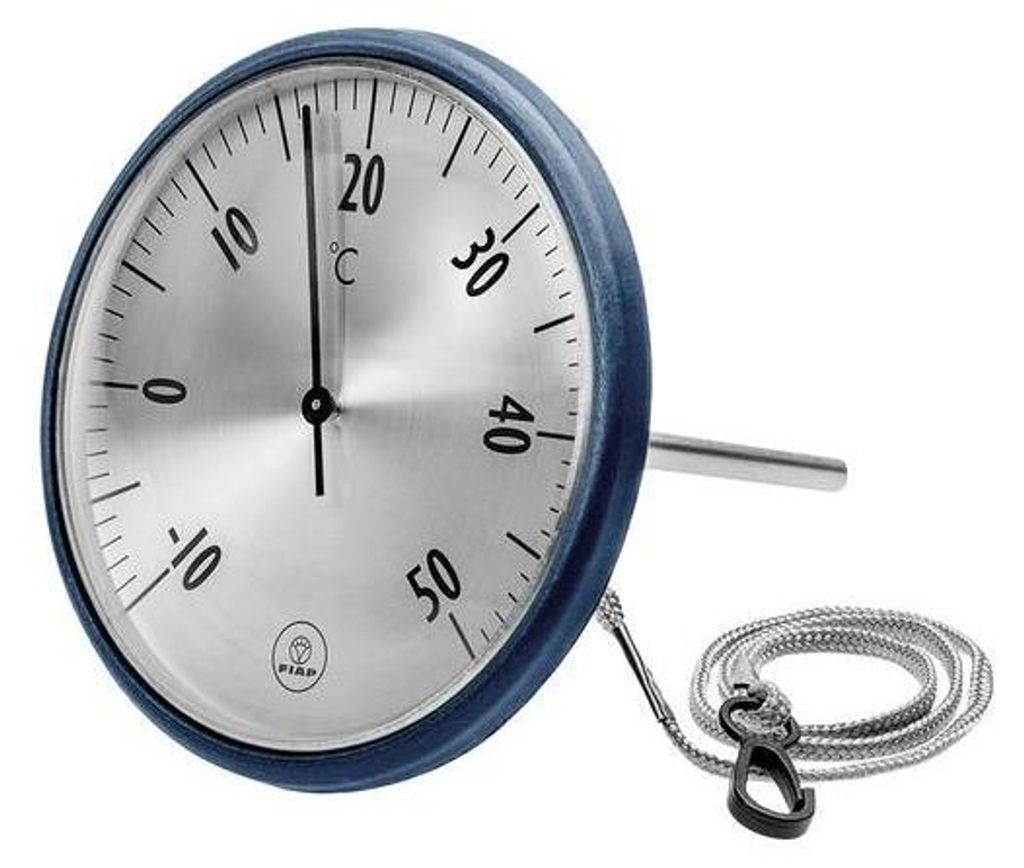 FIAP DialSwim ACTIVE Poolthermometer Edelstahl, Blau Produktbild 