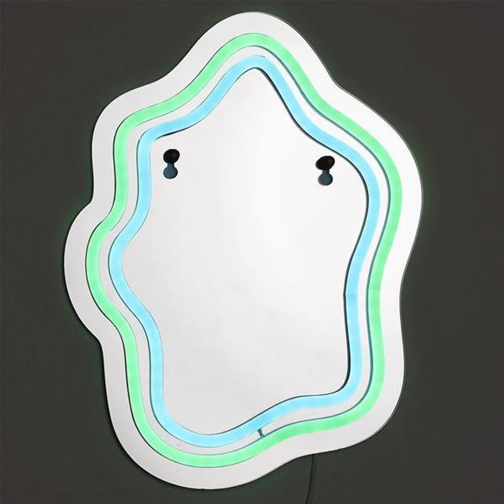 Miroir à Éclairage LED Effet Néon M6 Haute Luminosité et Basse Conso