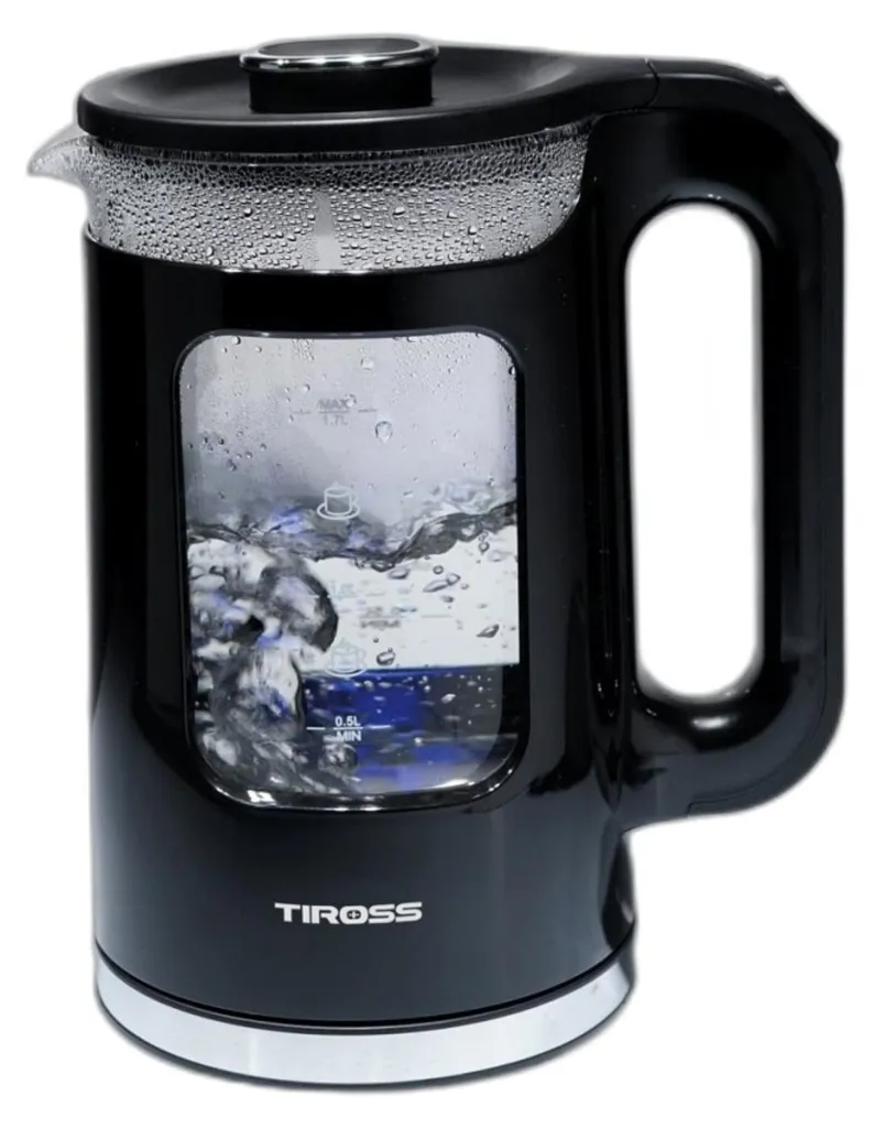 Bouilloire électrique rapide 1,7 L Tiross TS2704 avec socle rotatif