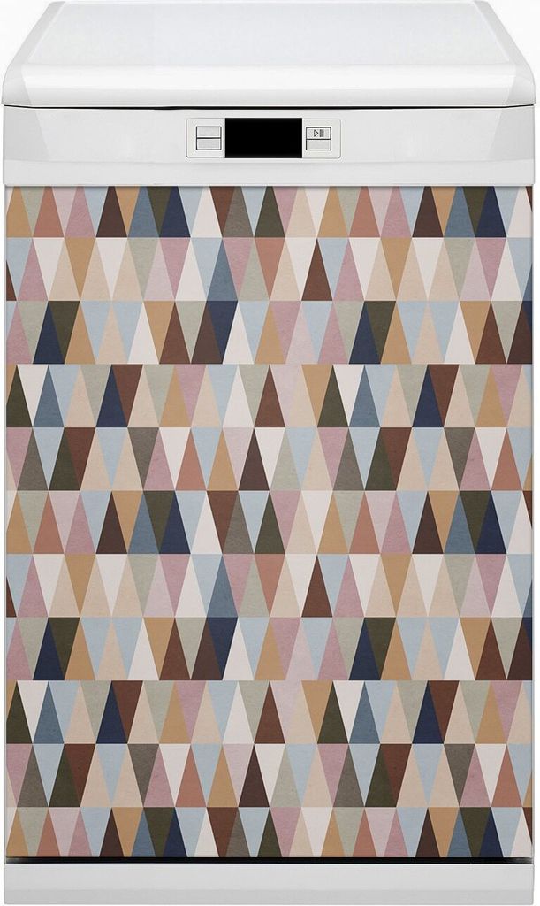 Küche Dekorative Magnete Magnet Folie für Geschirrspüler 45x80 cm - Retro -Wandbild